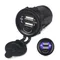 Schnell ladung Dual USB Auto ladegerät Steckdose wasserdicht 12V-24V Auto Zigaretten anzünder Steckdose für Auto Motorrad Marine Boot