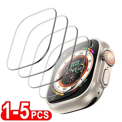Gehärtetes Glas für Apple Watch Ultra 49mm Displays chutz folie Anti-Scratch für Smartwatch Apple Watch 8 Pro 49mm HD Glass chutz