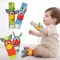 0-12 Monate Baby Rasseln Spielzeug Tier Socken Handgelenk Riemen Rassel Baby Fuß Socken Bug