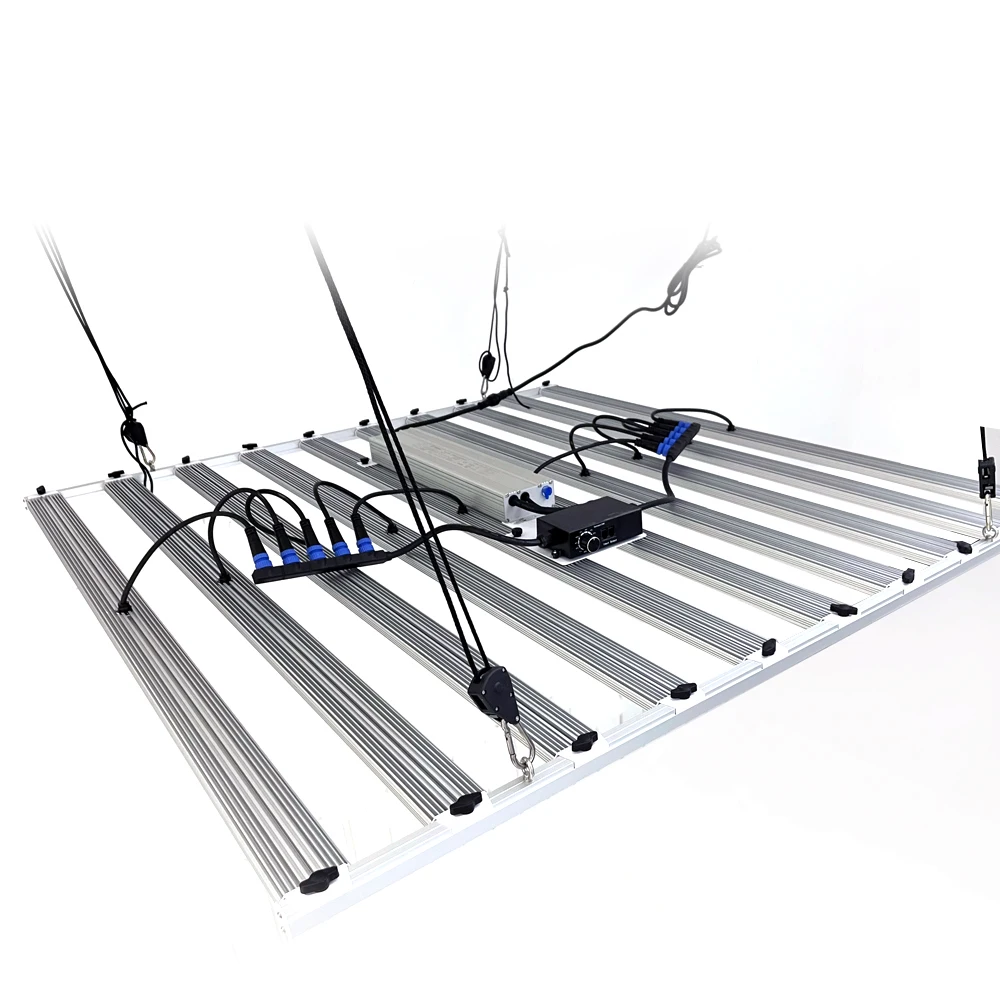 2025 Neueste LM301H EVO Pflanzenlampe 600W 800W 1000W Phyto-Lampe Vollspektrum mit UV IR, Gleichmäßiges PPFD Dimmbar Daisy Chain-fähig