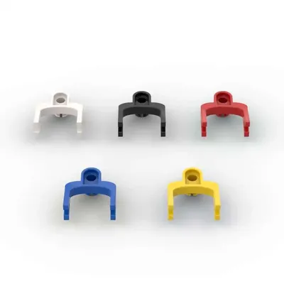 Moc 10pcs 2920 Zug kupplung Bausteine Fahrzeug zubehör Doppel gabel mit Welle Ziegel Partikel Spielzeug Kinder Geburtstags geschenk Image