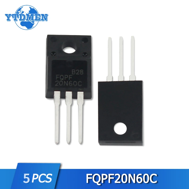 5PCS FQPF20N60C FQPF20N60 TO-220 Transistor 20N60 Neu Image