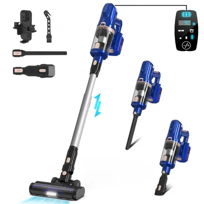 YISORA V12 Akku-Staubsauger Blau Image