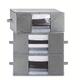 Set di borse portaoggetti pieghevoli da 1/2/3 pezzi con manici coperchi - versatile organizer per vestiti camera da letto cucina bagno forniture - tessuto non tessuto resistente approvato TSA -