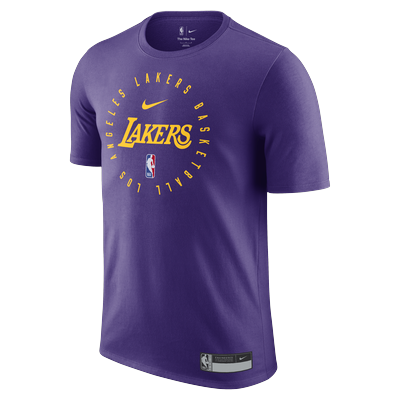 Los Angeles Lakers Men's Nike Dri-FIT NBA T-Shirt - Purple - Polyester