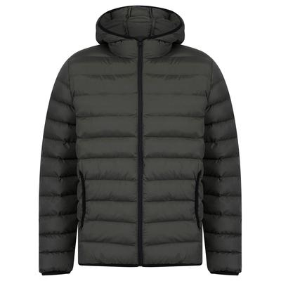 Coats / Jackets Tamary Quilted Puffer Jacket with Hood in Khaki / L - Tokyo Laundry