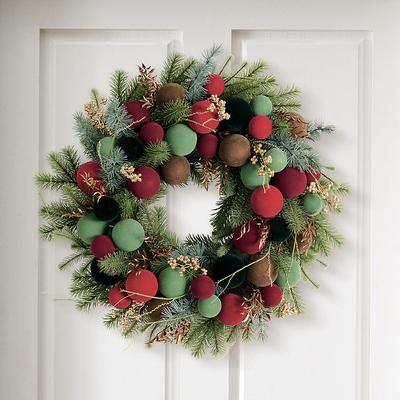 Christmas Williamsburg Winter Wreath - Grandin Road