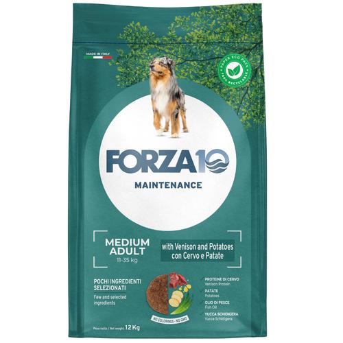 12kg Forza 10 Medium Maintenance mit Hirsch & Kartoffeln Hundefutter trocken