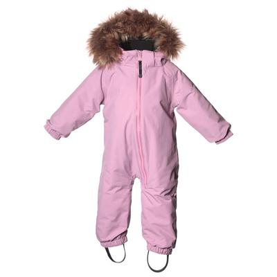 Isbjörn - Kid's Toddler Padded Jumpsuit with Fur - Overall Gr 74 rosa