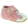 Living Kitzbühel - Baby's Klettschuh Einhorn & Stern - Hüttenschuhe 19 | EU 19 rosa
