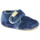 Living Kitzbühel - Baby's Klettschuh Samt Unifarben - Hüttenschuhe 19 | EU 19 blau