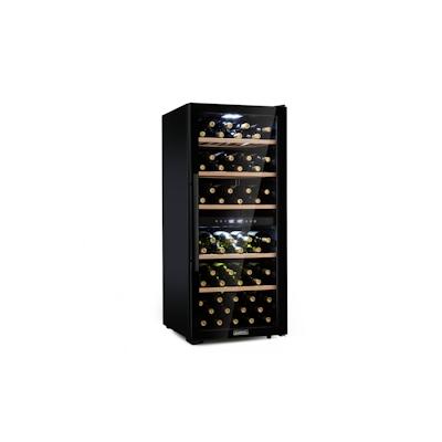 Klarstein Barossa 102 Duo Weinkühlschrank 102 Fl 226 Ltr 2 Zonen Touch-Steuerung Schwarz BRAND_75368113