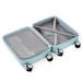 Abrahams Plastic Luggage Rack in Light Blue | 21.6" H X 14.9" W X 8.6" D | Wayfair FHY24080714