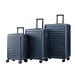 babevy Luggage Set 3 Pieces Luggage Set Pc+Abs Hardside Expandable Lightweight Luggage Set in Navy Blue | 30" H X 12.5" W X 22.8" D | Wayfair