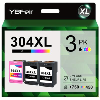 TEMU 304xl Printer Cartridges, 304xl Replacement Compatible With 304 Xl Mutipack For 5030 5000 5010 Printer Cartridges, 3750 3700 2600 2630 Printer Cartridges (2 Black 1 Color