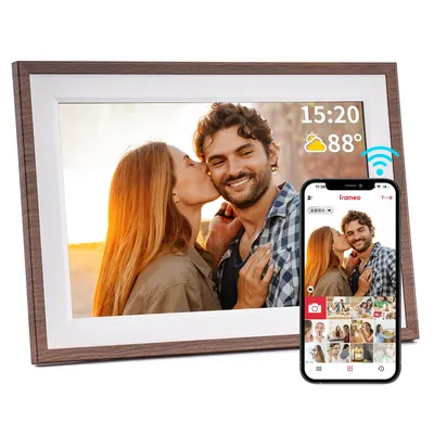 Frameo 10.1 Inch Digital Picture Frame，WiFi Electronic Frame，1280 * 800IPS HD Cloud Smart Digital