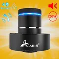 Adin Altoparlante portatile con risonanza di vibrazione Bluetooth Subwoofer audio wireless Altoparlanti Vibro Suono Carillon Colonna Microfono per telefono