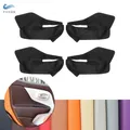 Auto Maniglia Della Porta Interna Bracciolo Pannello Nero/Vino Rosso Copertura In Pelle Trim Decor Per Jeep Renegade 2015 2016 2017 4 pz/set