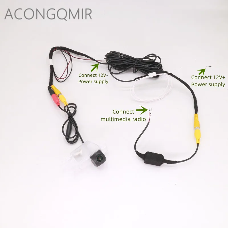 Für Peugeot und Citroen NAC smeg SMEG+ RT6 NG4 System Rückfahrkamera Rückfahrkamera Überwachungskamera und Kabel Image