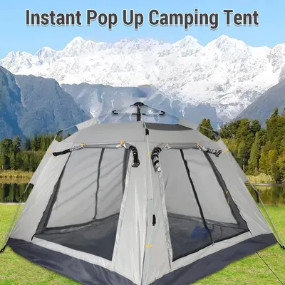 Sofort Pop-up wasserdichtes Camping zelt im Freien einfach einzurichten automatisches Strand zelt für 3-5 Personen