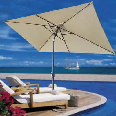 2x3m Outdoor Garten Sonnenschirm Sonnenschirm Stoff ohne Steht isch Sonnenschirm Ersatz für Patio Pool