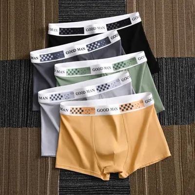 Unterwäsche Männer Geschenk atmungsaktive Shorts reine Baumwolle bequeme Herren Höschen große Boxer Image