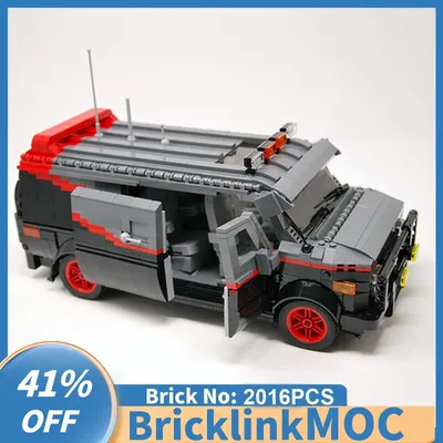 NEUE MOC 2016PCS A-Team Fernsehen Van SWAT Team Auto Modell DIY DIY kreative Ideen ChildToy Image