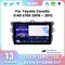2 din android 13 Autoradio für Toyota Corolla E140 E150 2013-2016 Multimedia-Video-Player Navigation GPS 4g Carplay Auto Stereo Auto GPS Multimedia Radio, 8-Kern DSP ohne DVD Player, 2Din Stereo