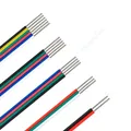 Câble électrique 2/3/4/5/6 broches 22/20/18awg, fil électrique en cuivre étamé pour haut-parleur, ventilateur, bande lumineuse LED, panneau solaire