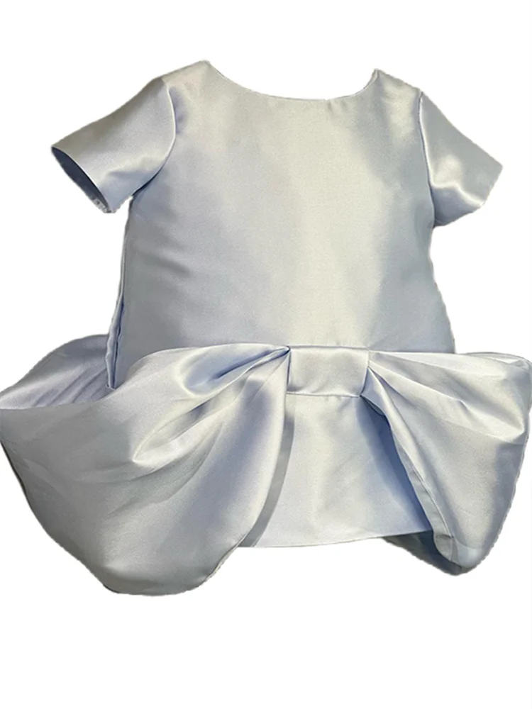 2024 neue Mädchen Party Kleid Bogen Prinzessin eidal fitr neu im Kleid ärmellose Urlaub Kinder Kleidung Party Kostüm Mädchen Kleidung Image