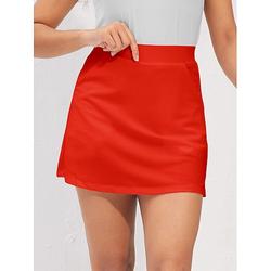 Damen Golfrock Dunkelrosa Rot Röcke Damen-Golfkleidung, Kleidung, Outfits, Kleidung