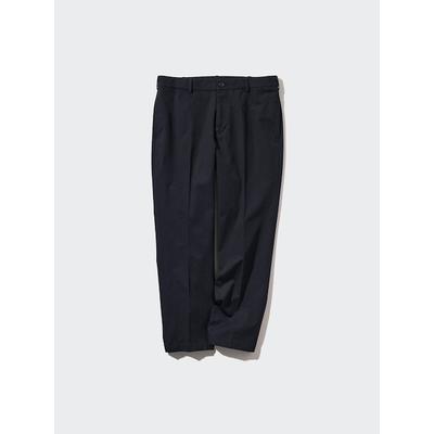 Uniqlo - Smart Cotton Ankle Length Trousers (longer) - Navy