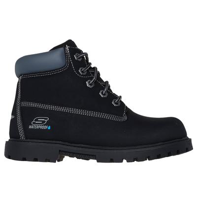 Skechers Boy's Power Reach - Hydro-Tread Boots | Size 13.0 | Black | Synthetic
