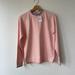 J. Crew Tops | J. Crew Womens Woven Ruffle Crewneck Sweatshirt In Light Pink Nwt | Color: Pink | Size: M