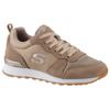 Sneaker SKECHERS "OG 85 - GOLDN GURL", Damen, Gr. 40, braun (hellbraun), Veloursleder, Textil, Synthetik, sportlich, Schuhe, Schnürschuh, Original-Retro-Jogginschuh mit Air-Cooled Memory Foam