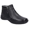 Winterstiefel JOSEF SEIBEL "New Anvers 04", Herren, Gr. 45, schwarz, Leder, klassisch, Schuhe, Winterschuh, Stiefel, Komfortschuh in Schuhweite K (extraweit)
