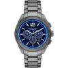 Chronograph MICHAEL KORS "ACCELERATOR 2.0", grau, Armbanduhren, Herren, Armbanduhr, Herrenuhr, Edelstahlarmband, analog, Tag, Stoppfunktion