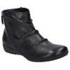 Stiefelette JOSEF SEIBEL "Naly 61", Damen, Gr. 41, schwarz, Leder, casual, Schuhe, Reißverschluss Stiefel, Winterstiefelette mit kleinem Absatz