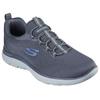 Slip-On Sneaker SKECHERS "SUMMITS-TALLO", Herren, Gr. 48,5, grau, Textil, casual, Schuhe, Slipper, Freizeitschuh, Trainingsschuh zum Schlupfen