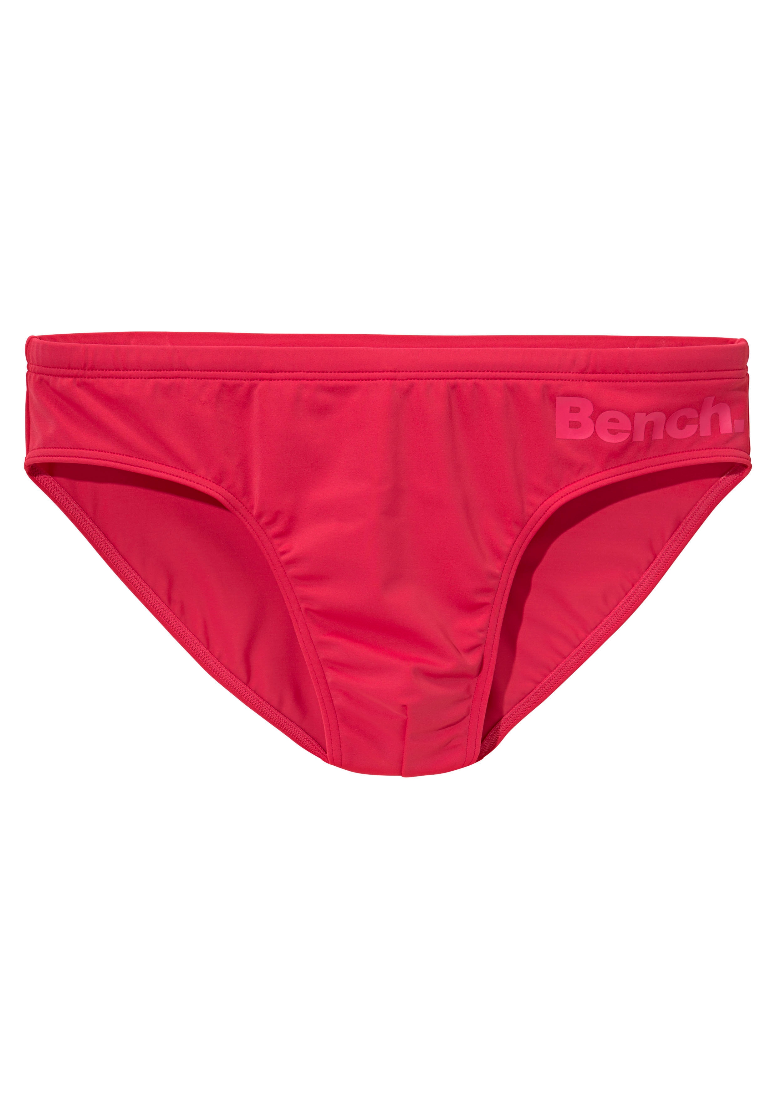 Badeslip BENCH., Herren, Gr. 6, N-Gr, rot, Polyamid, unifarben, Badehosen, klassischer Stil, mit Innenkordel Image
