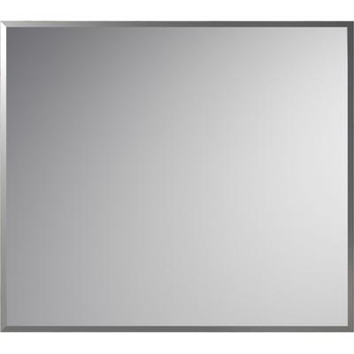 Wandspiegel INOSIGN "Graz", weiß (eiche, weiß), B:91cm H:80cm T:2cm, glasspiegel, Spiegel, Maße (B/T/H in cm): (90/2/80) - mit Facettenschliff Image