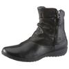 Stiefelette JOSEF SEIBEL "Naly 24", Damen, Gr. 37, schwarz, Leder, casual, Schuhe, Reißverschluss Stiefel, Winterstiefelette mit zwei Reißverschlüssen