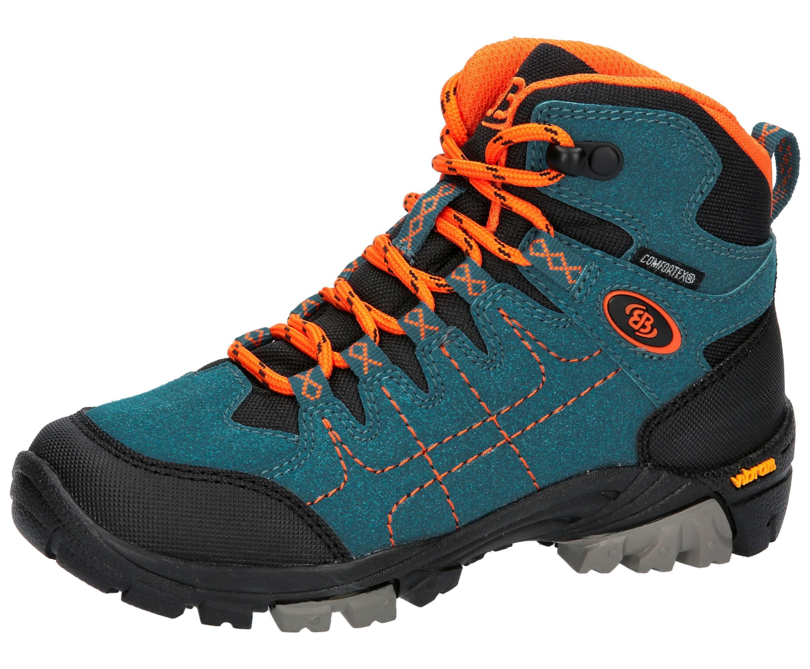 Outdoorschuh BRÜTTING "Outdoorstiefel Mount Shasta Kids Hi", Gr. 33, blau, Synthetik, Schuhe Image