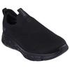 Slip-On Sneaker SKECHERS "BOBS B FLEX-", Herren, Gr. 43, schwarz, Textil, unifarben, sportlich, Schuhe, Slipper, Freizeitschuh, Halbschuh mit dämpfendem Memory Foam