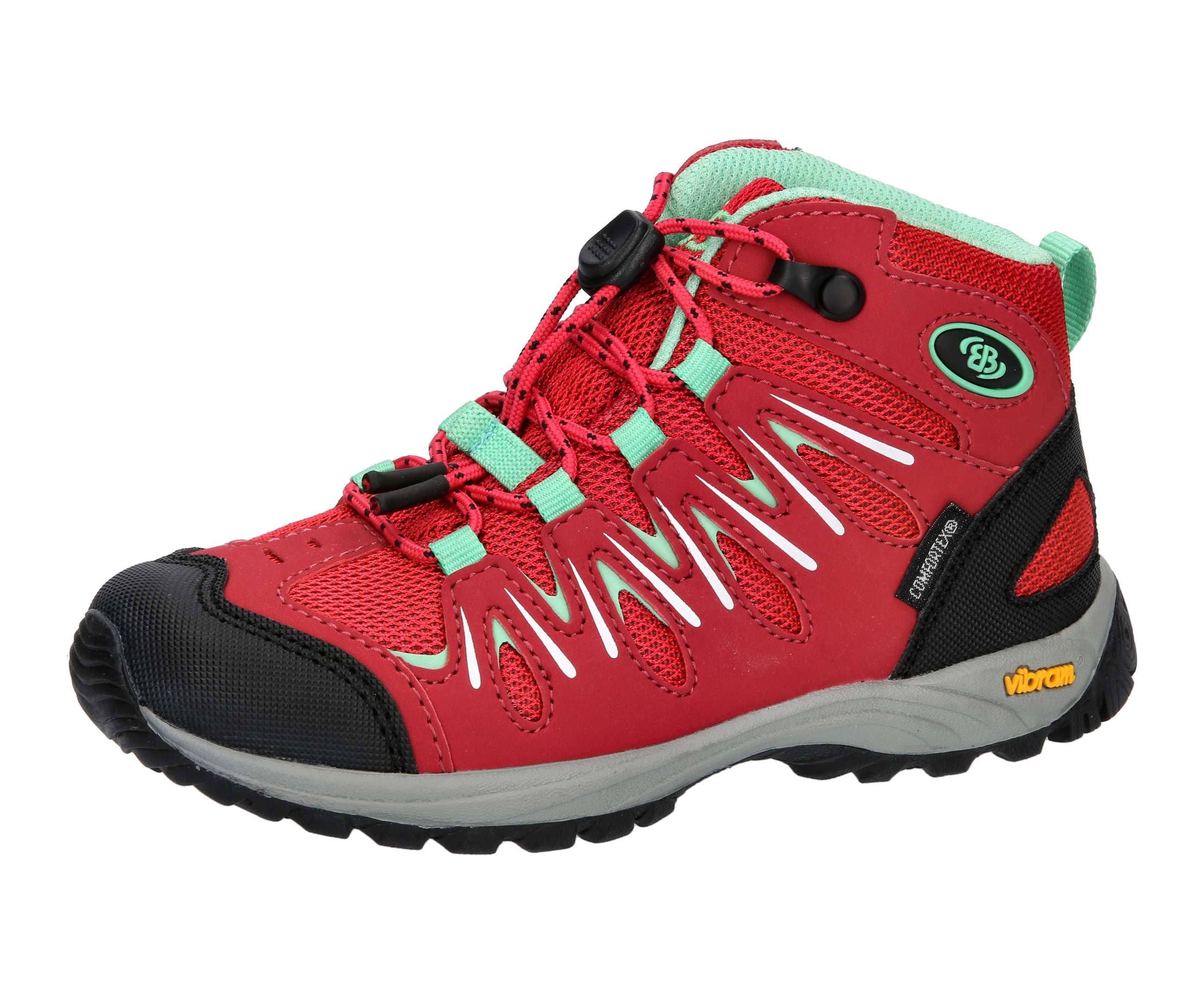 Wanderschuh BRÜTTING "Outdoorstiefel Expedition Kids High", Kinder, Gr. 30, rosa, Synthetik, Schuhe Wanderschuh