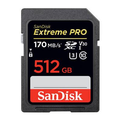 SanDisk Used 512GB Extreme PRO UHS-I SDXC Memory Card SDSDXXY-512G-ANCIN