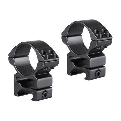 Hawke Sport Optics 2-Piece Match Mount for Weaver Rails (30mm, Aluminum, High, Matte Black) 22117