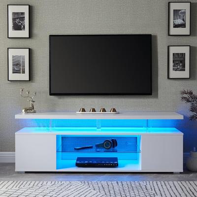 Modern TV Stand TV Console with Gaming & Entertainment Center