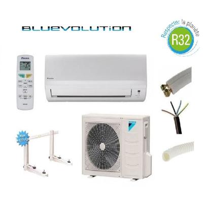Klimaanlage Daikin 3500W R32 bluevolution reversible FTXF35A + installationskit 3 meter +