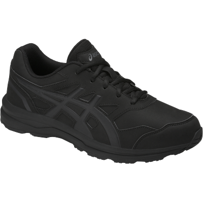 Walkingschuh ASICS "GEL-MISSION 3", Gr. 41,5, schwarz (schwarz, carbon, phantom), Synthetik, sportlich, Schuhe, Topselle